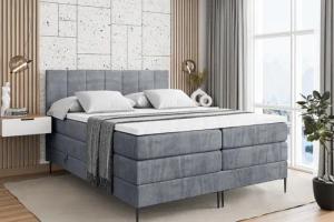 ALTDECOR Boxspringbett MOETI-F KING (Multipocket-Matratze H4,