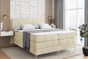 ALTDECOR Boxspringbett MOETI-F KING (Multipocket-Matratze H4,