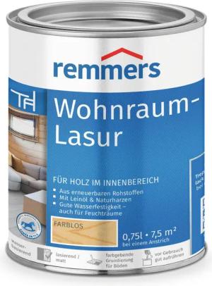 Remmers Holzschutzlasur Wohnraum-Lasur antikgrau 0,75 Liter