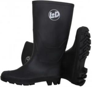 L+D Nero PVC-Stiefel Gummistiefel wasserdicht