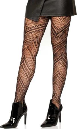 Leg Avenue Netzstrumpfhose Netz-Strumpfhose mit Muster