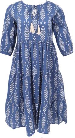 Guru-Shop Midikleid Boho Sommerkleid, bedrucktes Midikleid,..
