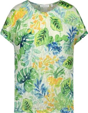 BICALLA T-Shirt Shirt mit Tropical-Print in