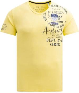 CAMP DAVID T-Shirt V-Neck mit Used