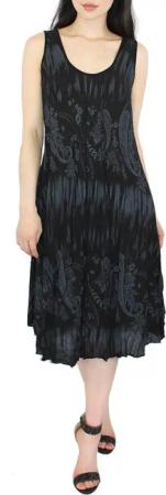 dy_mode Sommerkleid Luftiges Sommerkleid Damen Midi