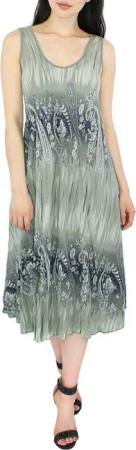dy_mode Sommerkleid Luftiges Sommerkleid Damen Midi