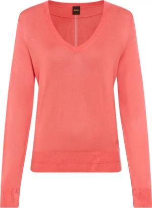 BOSS ORANGE Strickpullover "Fiaffella Premium Damenmode", mit Ajouré-Detail hinten