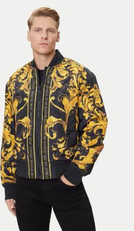 Versace Jeans Couture Bomberjacke 79GASD07 CQ20D Schwarz Regular Fit