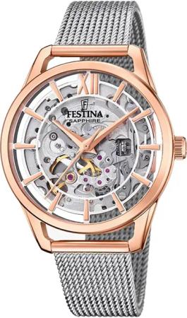 Festina F20628/1 Automatik Damenuhr 35mm 3ATM