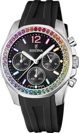 Festina F20610/3 Damenuhr Chronograph 38 mm