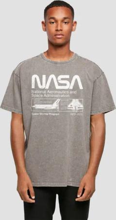 Absolute Cult Nasa - Space Shuttle Program Acid Washed Oversize Tee