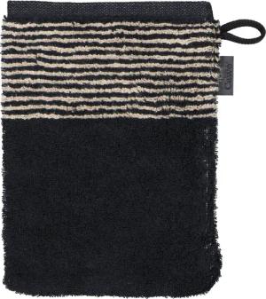 Cawö Handtuch Two-Tone 590 schwarz