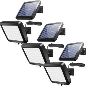 SURFOU LED Solarleuchte Gartenstrahler Solarlampen LED