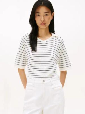 Tommy Hilfiger Strickpullover CO JERSEY STCH