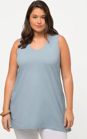 Ulla Popken Longshirt Longtop Naturfärbung A-Linie
