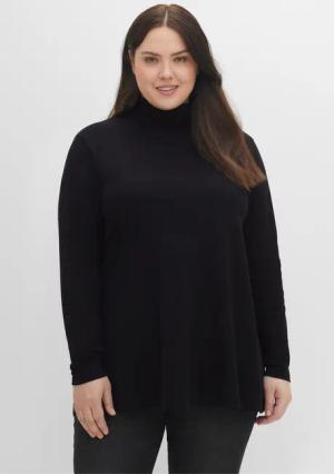Sheego T-Shirt Rollkragenshirt