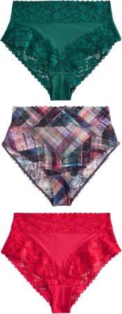 Next Taillenslip 3er-Pack Taillenslips mit floraler