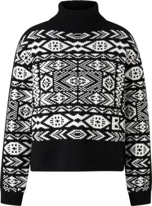 BOGNER SPORT Jacquard-Pullover Nadin für Damen - Schwarz/Weiß - 34