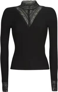 Only Blusen ONLTILDE L/S HIGH NECK LACE TOP JRS
