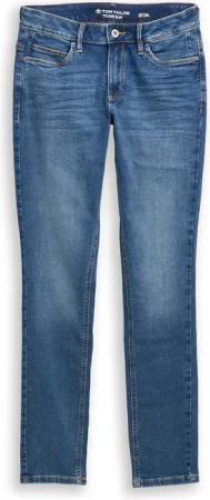 TOM TAILOR Damen TTLENE SLIM Jeans, blau, Uni, Gr. 31/32