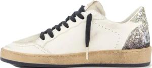 Golden Goose Low-Top Sneaker - Ball Star Sneakers With Glitter - Gr. 40 (EU) - in Creme - für Damen