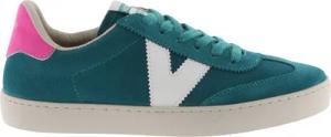 Damen-Sneakers aus Wildleder und Neon Victoria Berlin