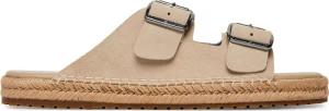 Tommy Hilfiger Espadrilles Flex Jutte Hilfiger Suede Sandal FM0FM05503 Beige