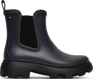 Tommy Hilfiger Gummistiefel Rubber Flag Cleated FW0FW08637 Dunkelblau