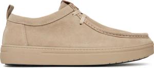Tommy Hilfiger Halbschuhe Modern Light Suede Moc Toe Shoe FM0FM05501 Beige