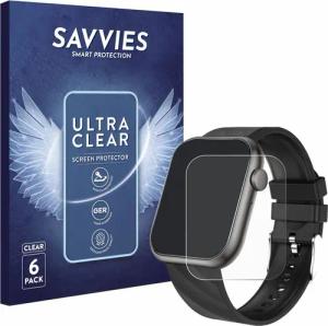 Savvies Displayschutzfolie Schutzfolie für walkbee Smartwatch