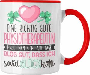 Trendation Tasse Physiotherapeutin Tasse Geschenk Dankeschön