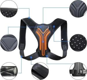 Sport-Knight® Rückenstabilisator Rückentrainer, Haltungskorrektur, anpassbar, verstärktes
