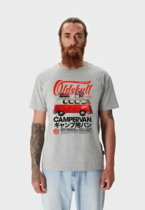 Oldskull T-Shirt RETRO URBAN CAMPER (1-tlg)