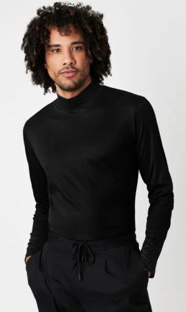 DESOTO Rollkragenshirt Casual Turtleneck Mit Rundhalsausschnitt