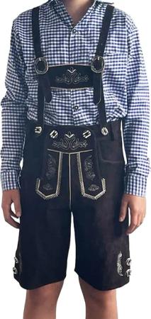Trachterbahn Trachtenlederhose Kinderlederhose Tracht kurz braun
