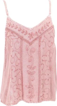 Guru-Shop T-Shirt Besticktes Top Boho chic,