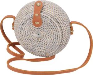 Guru-Shop Korbtasche Geflochtene Handtasche, Korbtasche,..
