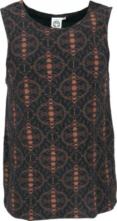 Guru-Shop Tanktop Tank Top mit psychodelischem