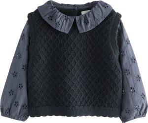 Next 2-in-1-Pullover Lagen-Strickpullover (1-tlg)