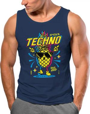 Neverless Tanktop Herren Tank-Top Techno Tanzen