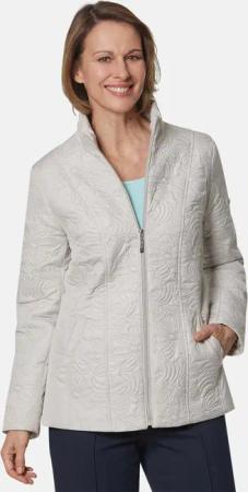 GOLDNER Steppjacke Jacke mit floraler Steppung