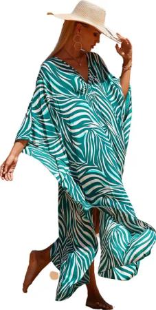 RWEUOQ Strandkleid Boho Maxikleid Strandkleid Bikini
