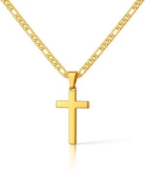 UNIQAL.de Kreuzkette UNIQAL Kreuz Halskette mit