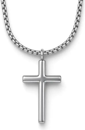 UNIQAL.de Kreuzkette UNIQAL Kreuz Halskette mit