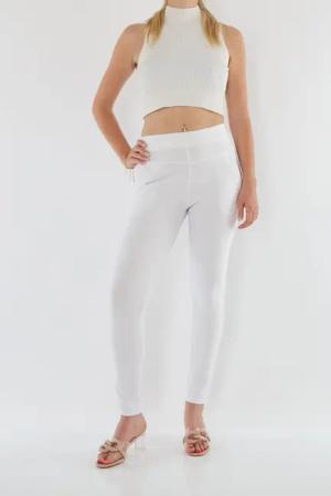 MIRROSI Stretch-Hose Damen Hosen High Waist