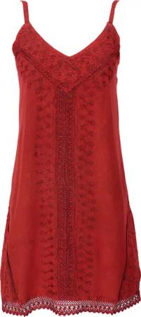Guru-Shop Midikleid Besticktes indisches Boho Kleid,
