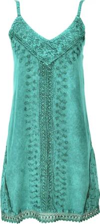 Guru-Shop Midikleid Besticktes indisches Boho Kleid,