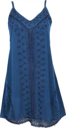 Guru-Shop Midikleid Besticktes indisches Boho Kleid,
