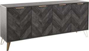 Leonique Sideboard Nanterie, Kommode mit Fischgrätenmuster,