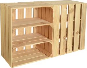 CHICCIE Holzkiste Noa Natur 50x40x30 -